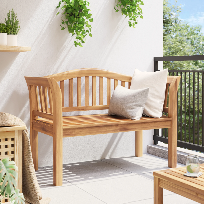 vidaXL sols Brūna 120 x 53,5 x 85 cm Masīvs tīkkoks