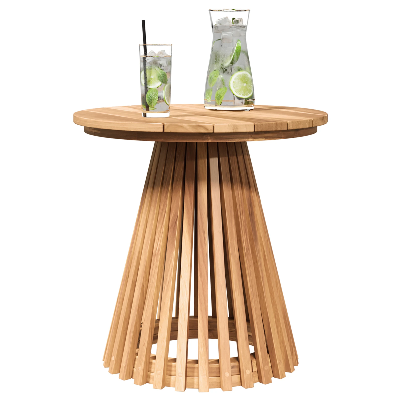 vidaXL Sānu galds Brūna 50 x 50 x 49,5 cm Ciets tekša koks