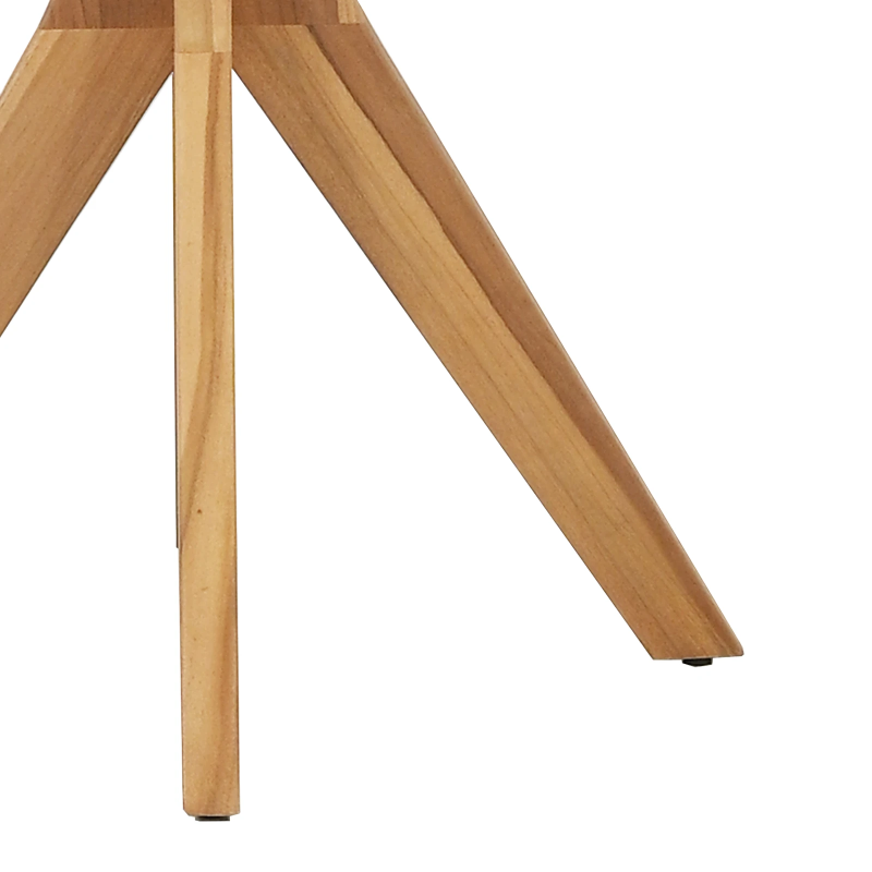 vidaXL Sānu galds Brūna 70 x 70 x 75 cm Ciets tekša koks