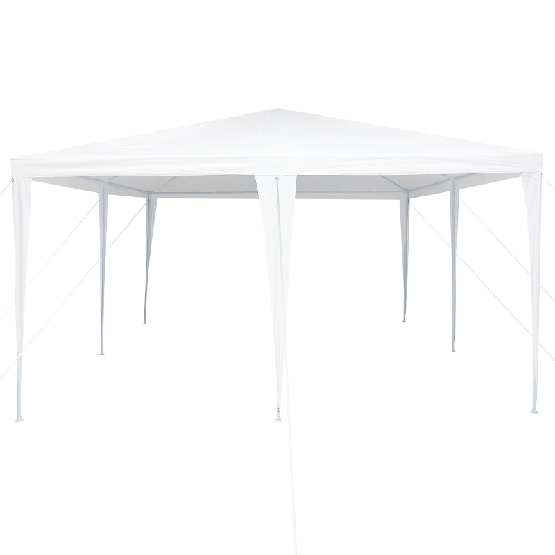 vidaXL Balles telts Balts 400 x 400 x 266 cm Polietilēns un tērauds