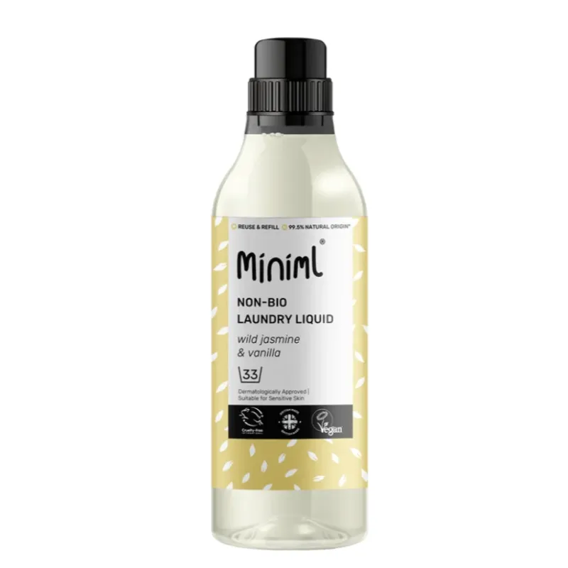 MINIML veļas mazgāšanas līdzeklis ar jasmīna un vaniļas aromātu 1L