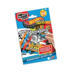 HOT WHEELS MOSTER TRUCKS Uzlīmju aktivitāšu komplekts