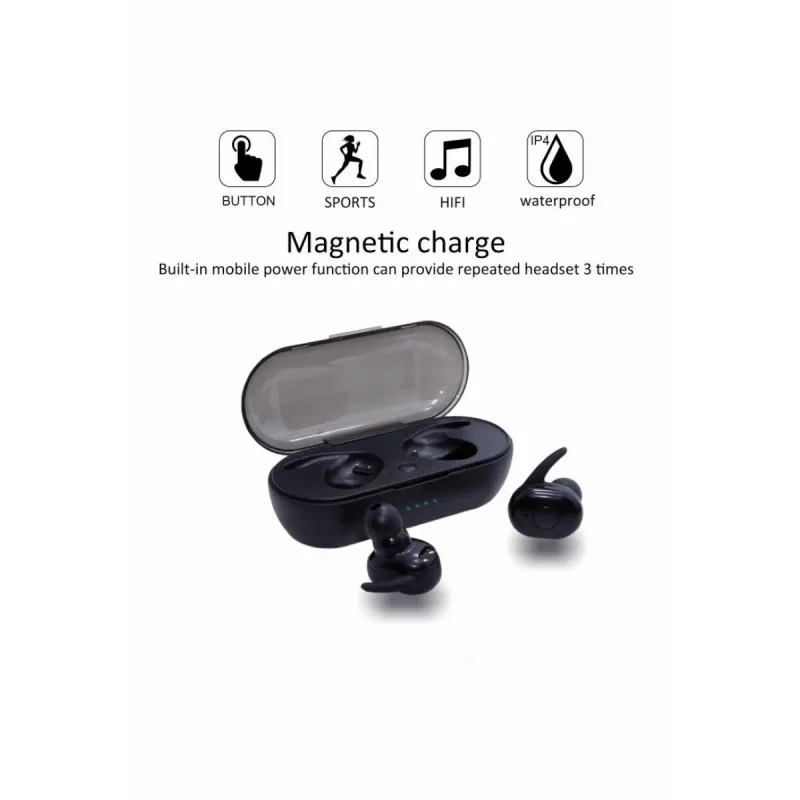 V.Silencer Ture Wireless Earbuds Black-Red