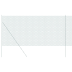 vidaXL Sešstūra žogs Zaļa 1 x 10 m PVC