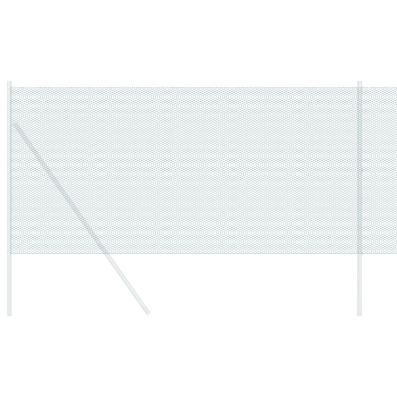 vidaXL Sešstūra žogs Zaļa 1,4 x 10 m PVC