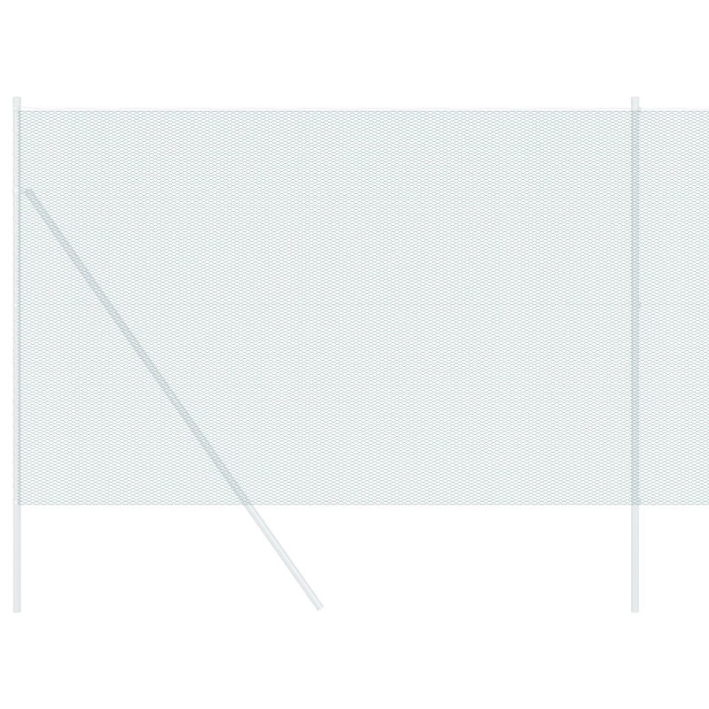 vidaXL Sešstūra žogs Zaļa 1,5 x 10 m PVC