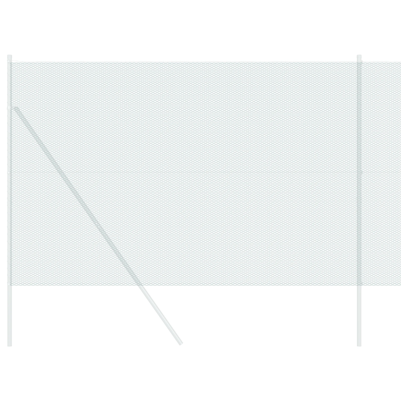 vidaXL Sešstūra žogs Zaļa 1,6 x 10 m PVC