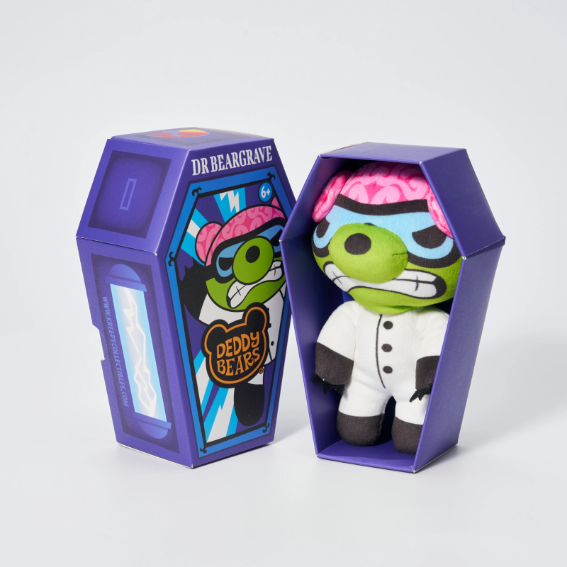 DEDDY BEARS Mīkstā rotaļlieta zārkā, 15 cm