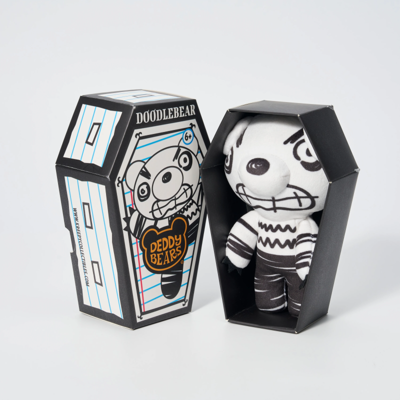 DEDDY BEARS Mīkstā rotaļlieta zārkā, 15 cm