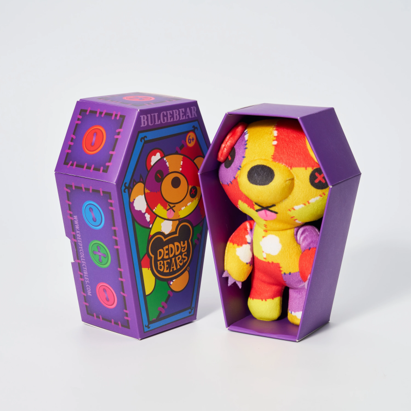 DEDDY BEARS Mīkstā rotaļlieta zārkā, 15 cm