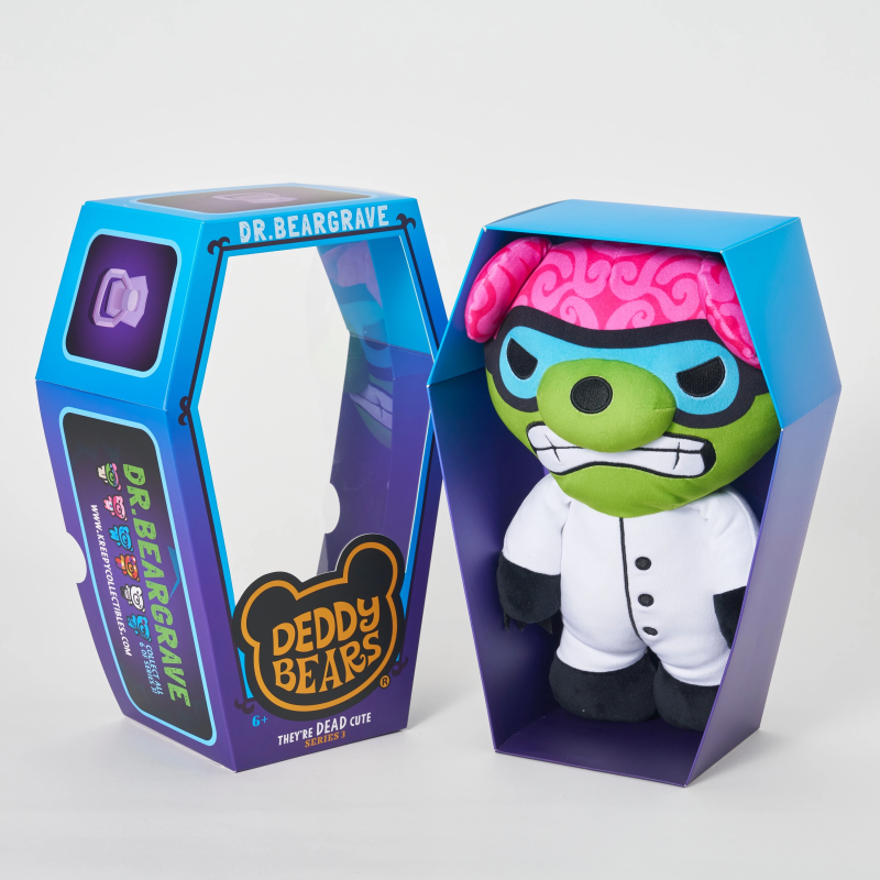 DEDDY BEARS Mīkstā rotaļlieta zārkā, 30 cm