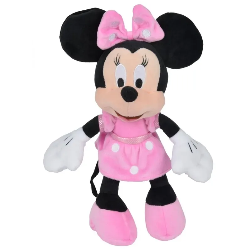 Pliušinis žaislas Simba Disney Minnie Mouse, juoda sp.-rožinė sp., 25 cm