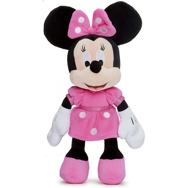 Pliušinis žaislas Simba Disney Minnie Mouse, juoda sp.-rožinė sp., 25 cm