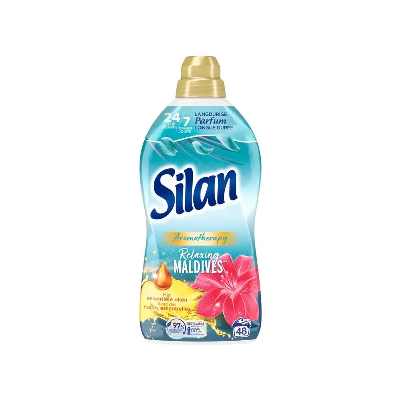 SILAN Aromatherapy Relaxing Maldives veļas mīkstinātājs ,48x, 1,056L
