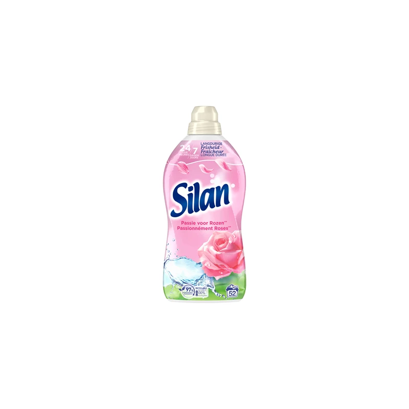 SILAN Passion For Roses veļas mīkstinātājs ar rožu aromātu ,52x, 1,144L