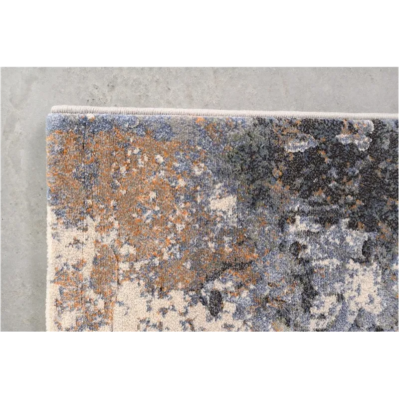 Paklājs Domoletti Argentum 063-0395 7656, daudzkrāsains-zila-brūna, 150 cm x 80 cm