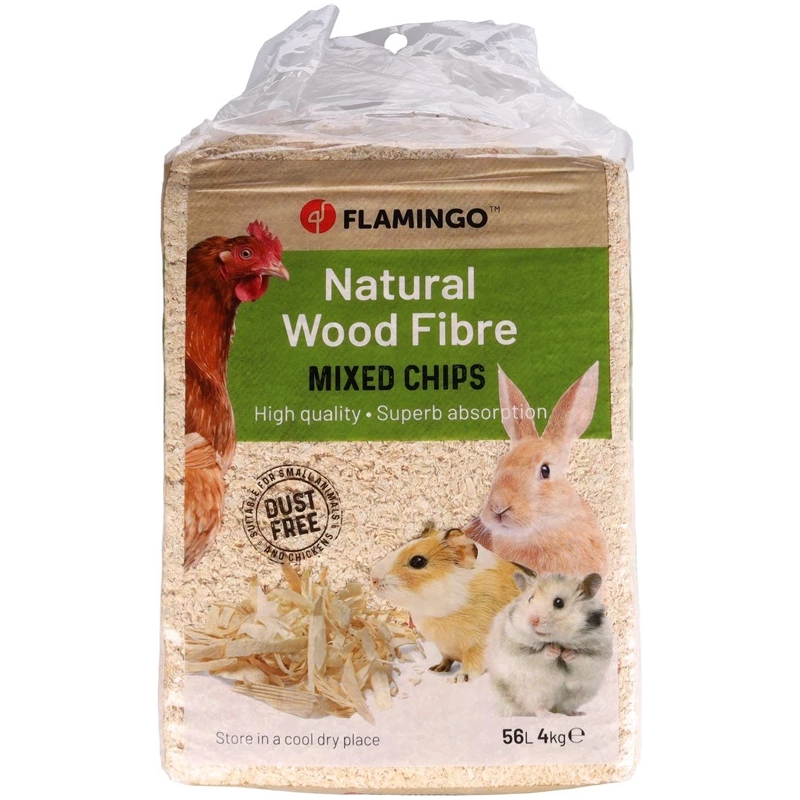 Pakaiši grauzējiem flamingo 4kg