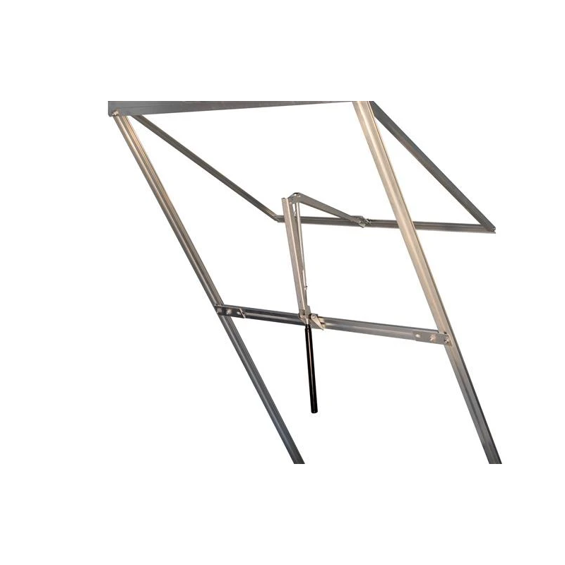 Automatic greenhouse roof window opener, galvanized