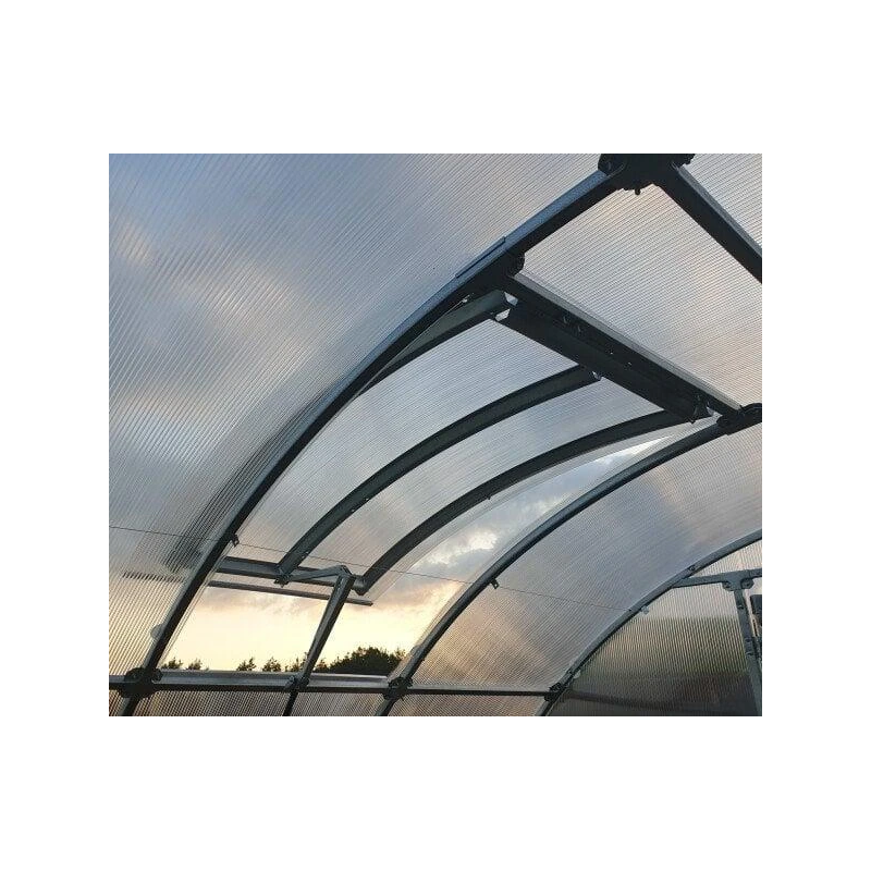 Automatic greenhouse roof window opener, galvanized