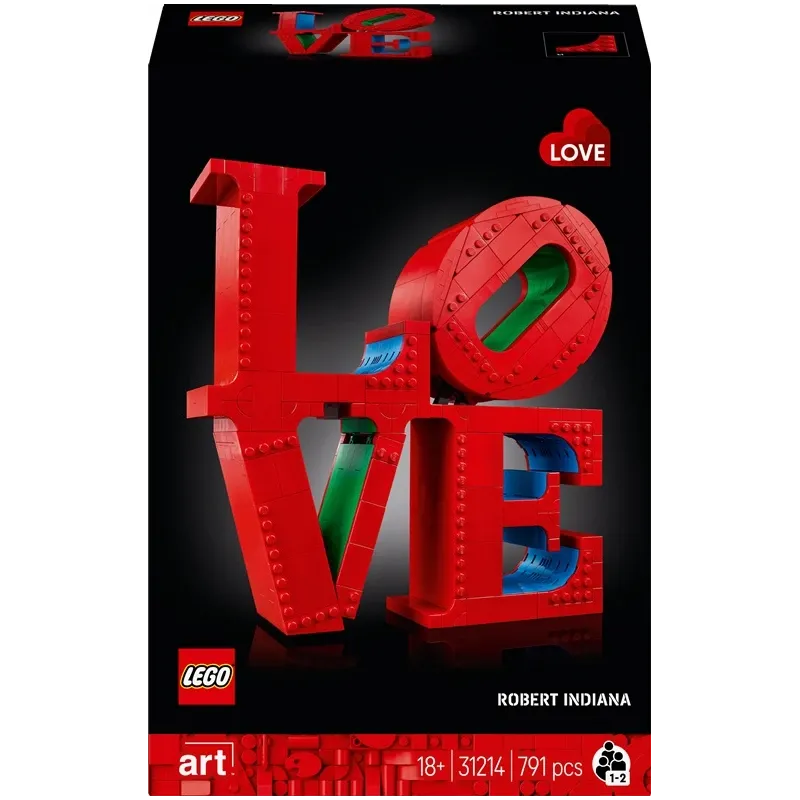 Konstruktors LEGO Art Love 31214, 791 gab.