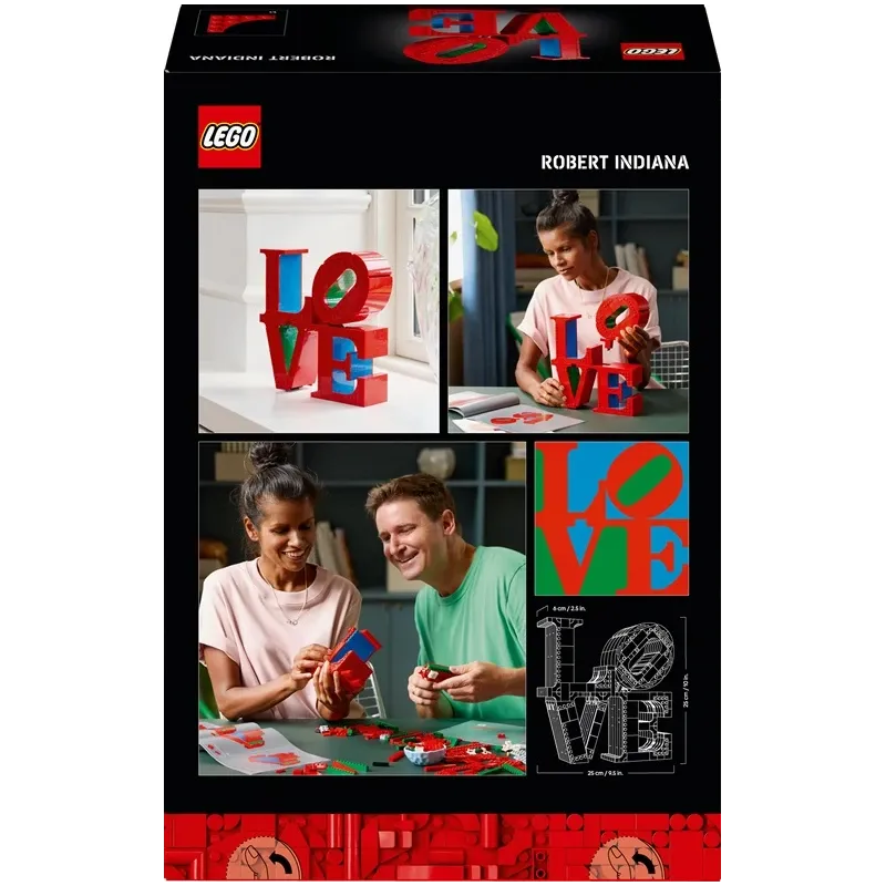 Konstruktors LEGO Art Love 31214, 791 gab.