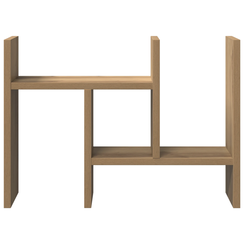 vidaXL Galda organizators Artisānā ozols 34,5 x 15,5 x 35,5 cm