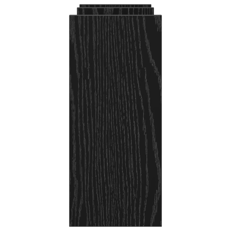 vidaXL Galda organizators Melns ozolkoks 34,5 x 15,5 x 35,5 cm