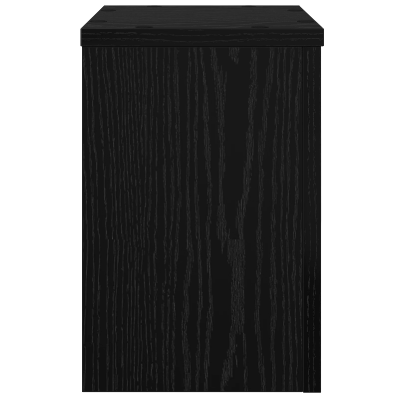 vidaXL Augu statīvs 2 pcs Melns ozolkoks 20 x 20 x 30 cm