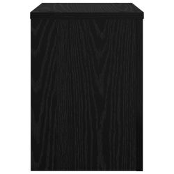 vidaXL Augu statīvs 2 pcs Melns ozolkoks 25 x 25 x 35 cm