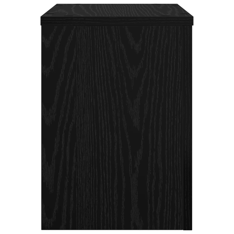 vidaXL Augu statīvs 2 pcs Melns ozolkoks 25 x 25 x 35 cm