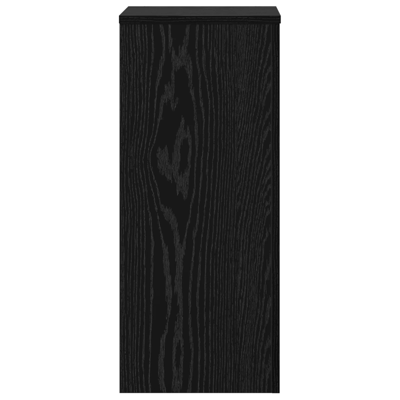 vidaXL Augu statīvs 2 pcs Melns ozolkoks 30 x 30 x 70 cm