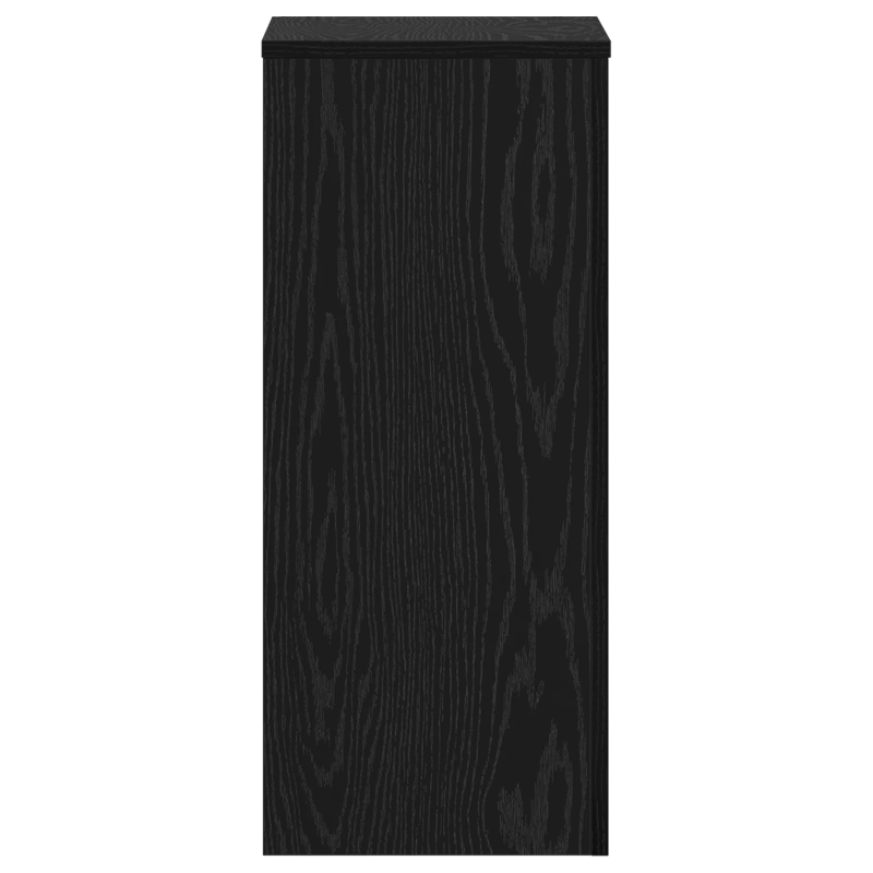 vidaXL Augu statīvs 2 pcs Melns ozolkoks 30 x 30 x 70 cm