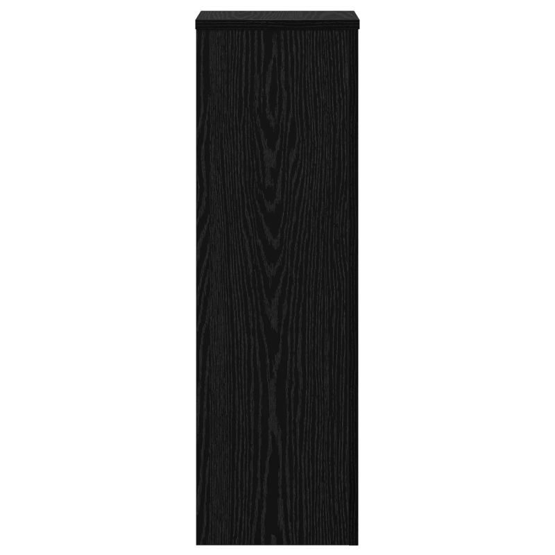 vidaXL Augu statīvs 2 pcs Melns ozolkoks 25 x 25 x 80 cm