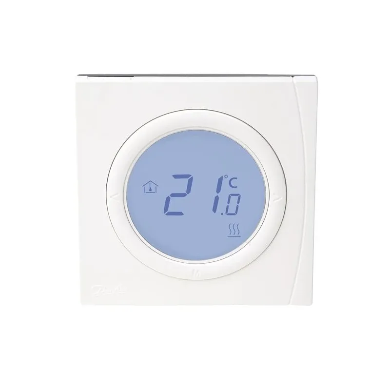 Termostats Danfoss, iebūvējams sienā, balta krās., 1.6 cm, 5 - 35 °C