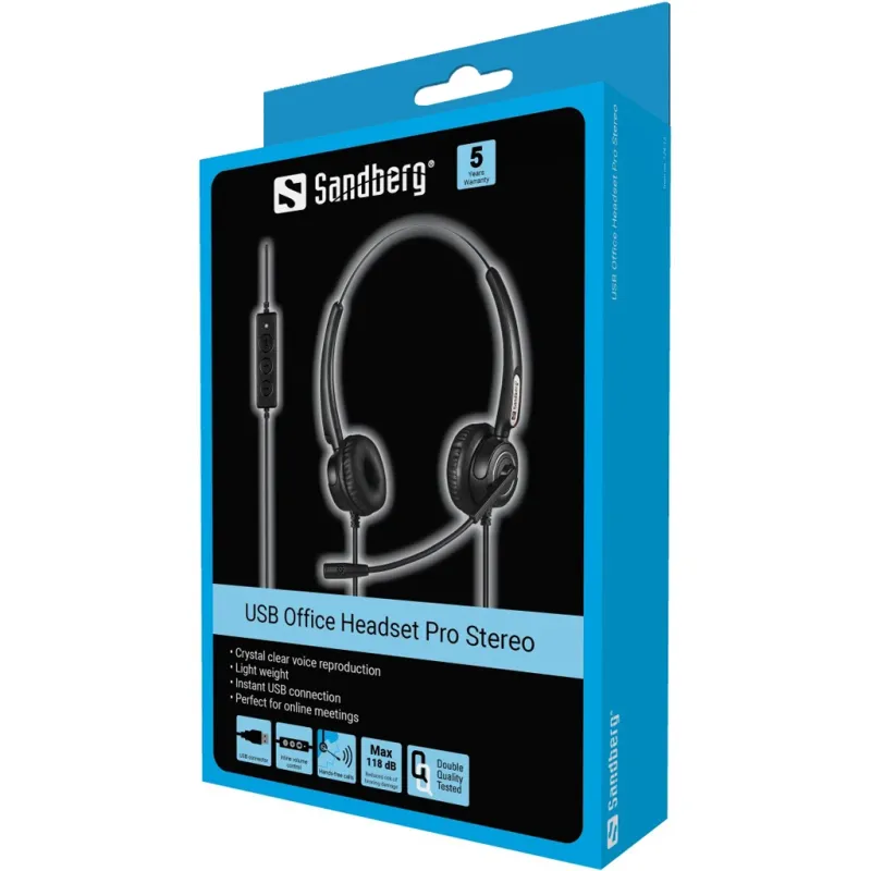 Sandberg 126-13 USB Office Headset Pro Stereo