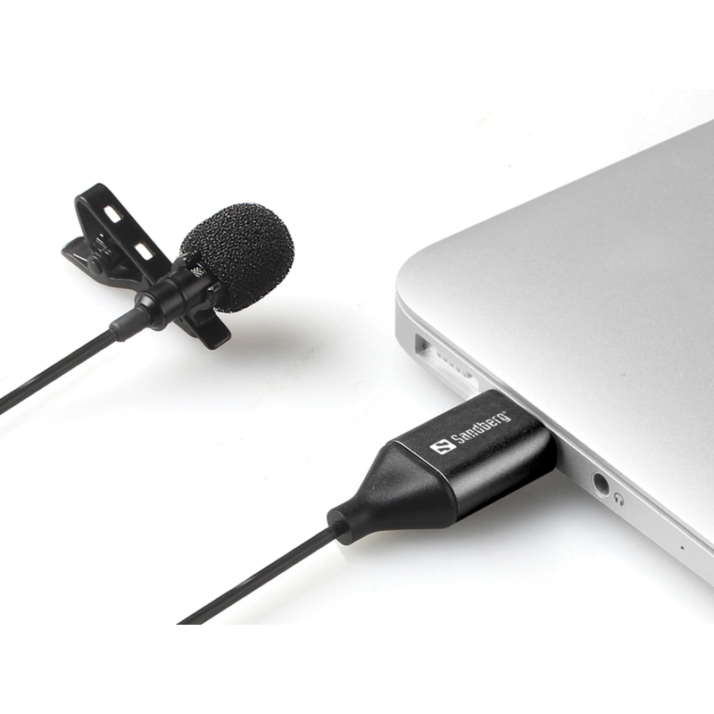 Sandberg 126-40 Streamer USB Clip Microphone