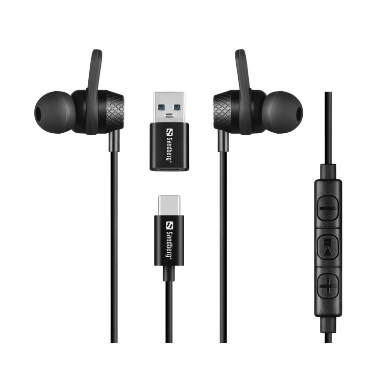 Sandberg 126-50 USB-C-A In-Earset with LineMic