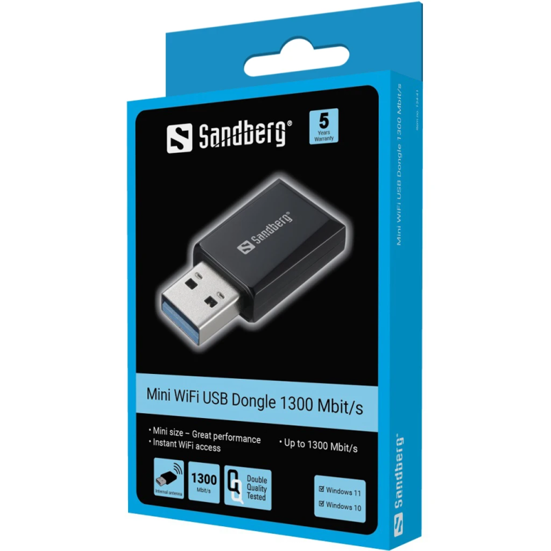 Sandberg 134-41 Mini WiFi Dongle 1300Mbit-s