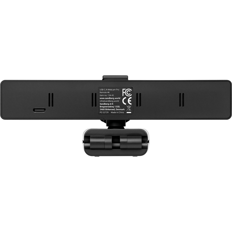 Sandberg 134-45 USB-C-A Webcam Pro Remote 4K