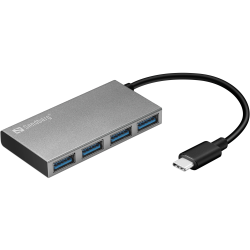 Sandberg 136-20 USB-C to 4 xUSB 3.0 Pocket Hub