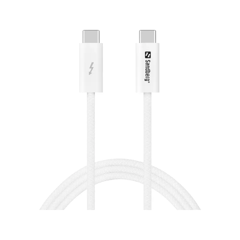 Sandberg 136-56 USB-C to USB-C USB4 PD 240W + 40Gbps cable, 1M
