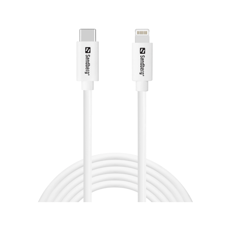 Sandberg 136-59 USB-C PD to Lightning MFI cable, 2M