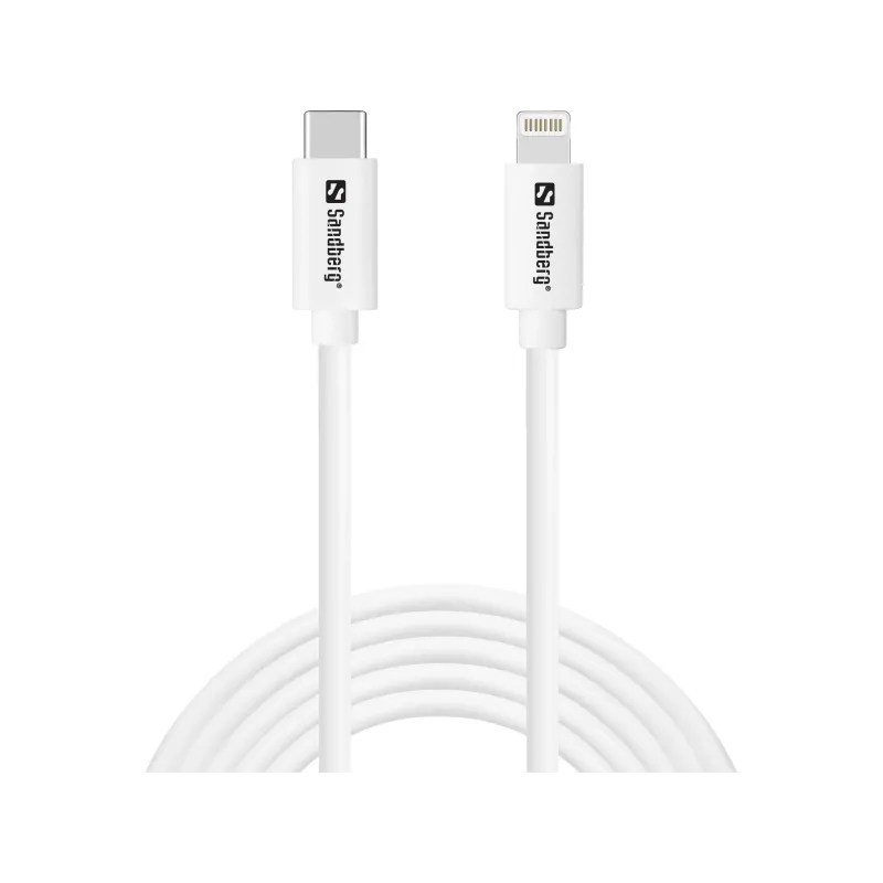 Sandberg 136-59 USB-C PD to Lightning MFI cable, 2M