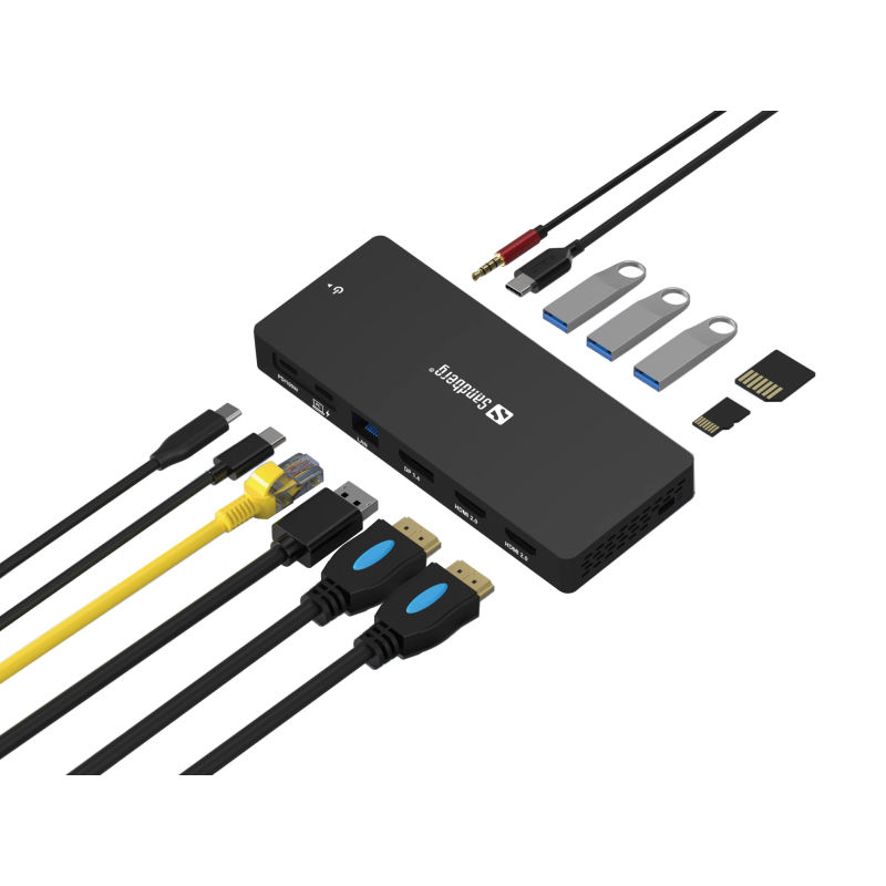 Sandberg 136-61 USB-C 13in1 DockingStation Pro