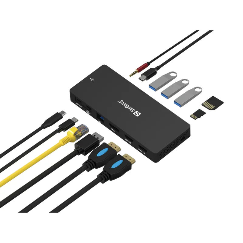 Sandberg 136-61 USB-C 13in1 DockingStation Pro