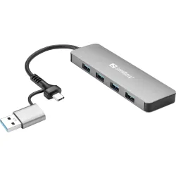 Sandberg 136-63 USB-C-A to 4xUSB 3.0 Hub