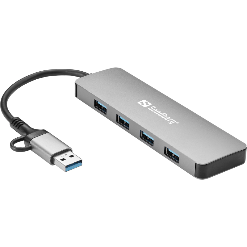 Sandberg 136-63 USB-C-A to 4xUSB 3.0 Hub