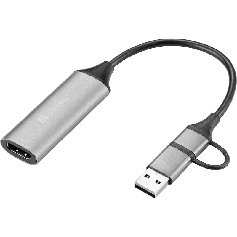 Sandberg 136-70 HDMI Capture Link to USB-C-A
