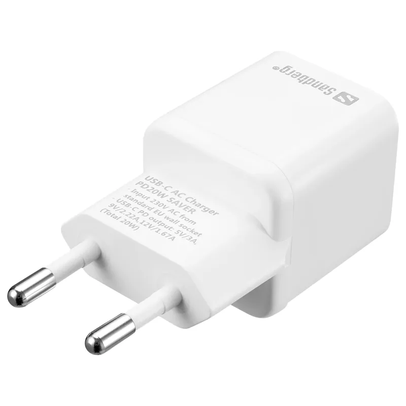 Sandberg 341-42 USB-C AC Charger PD20W SAVER