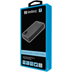 Sandberg 420-59 Powerbank USB-C PD 20W 20000mAh